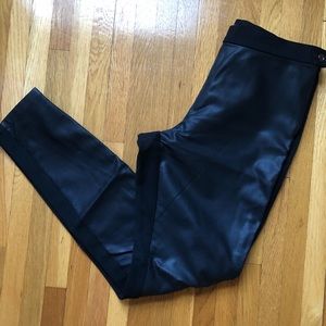 Banana Republic Faux Leather (front) Sloan Pants